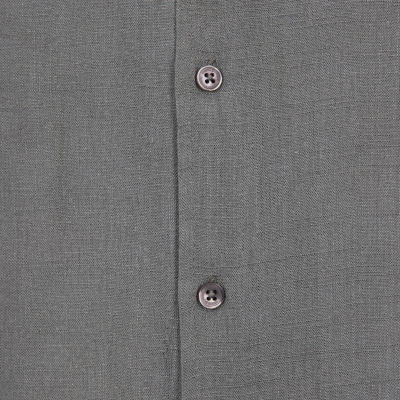 Pánská košile s krátkým rukávem ze směsi lnu PANAME BROTHERS