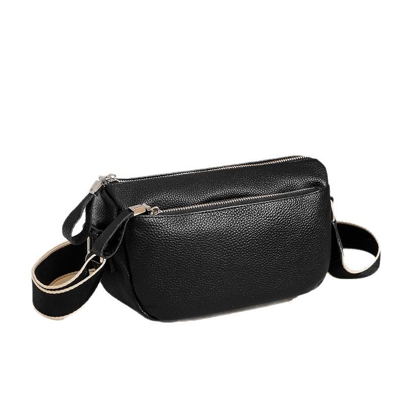 Leather Women's Bag, Fashionable and Versatile, Casual Single-shoulder Crossbody Bag, Cowhide Bag, Commuting Bag