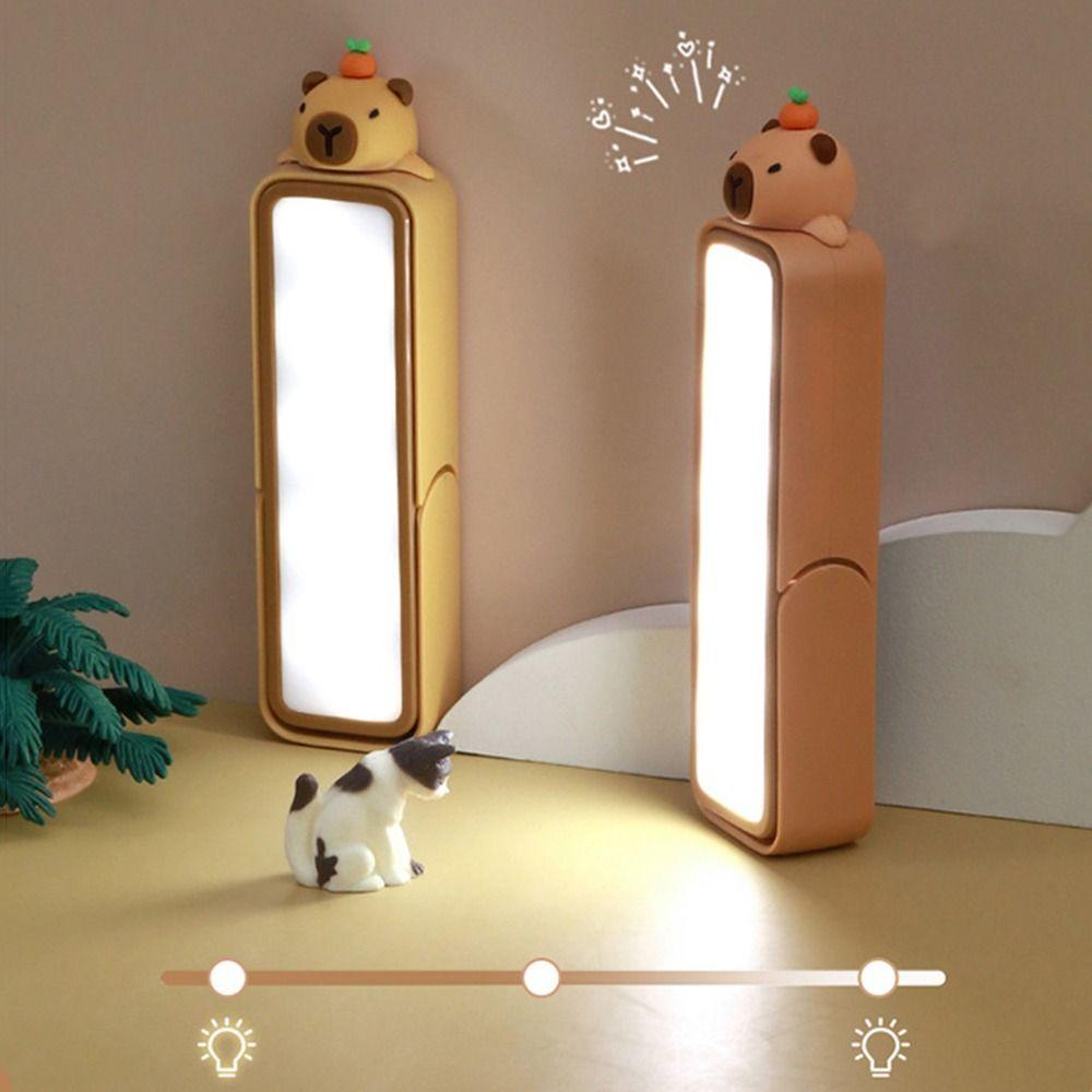 USB Rechargeable Capybara Desk Lamp Multifunctional Wall Lamp  Student Dormitory