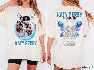 Katy Perry The Lifetime Tour Shirt Retro 90er Jahre Stil Fan Merch Shirt Unisex T-Shirt