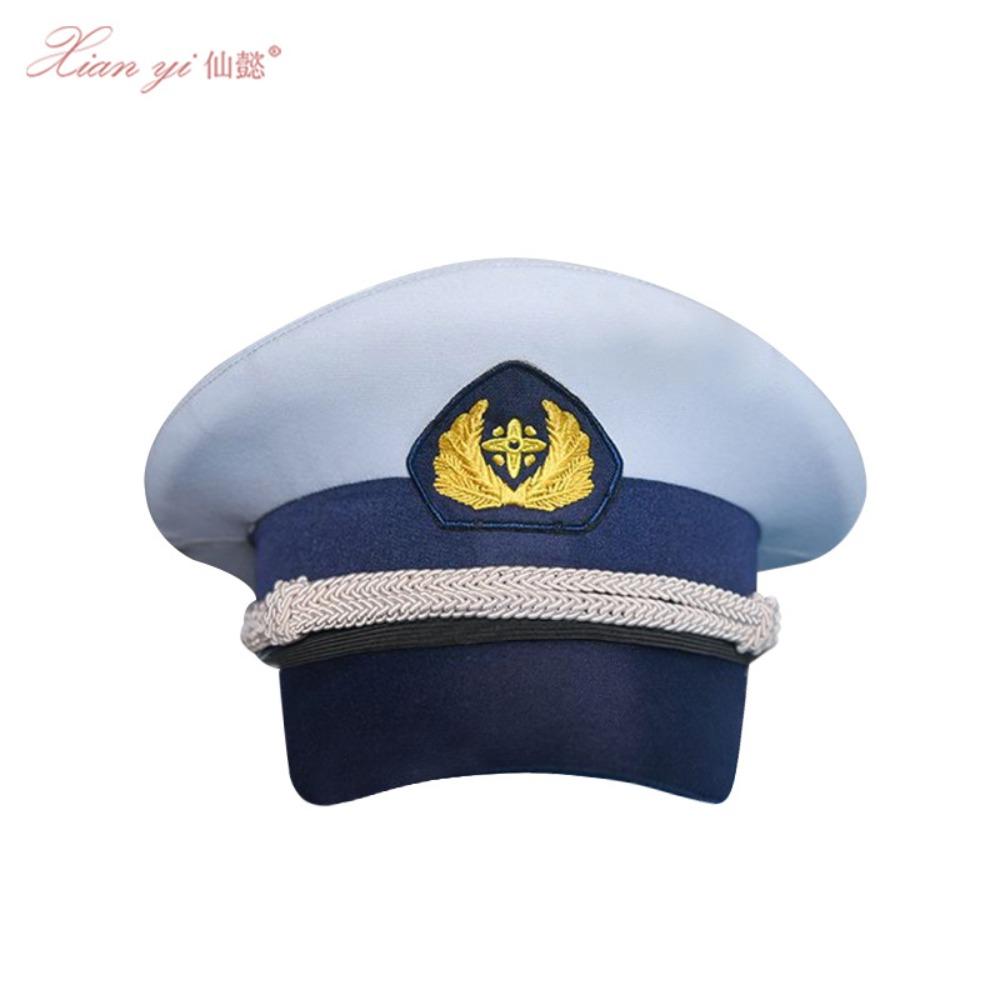 Xian Yi Sex Accessories Pure Lust Blue Navy Hat Abstinence Police Officer Hat Sexy Seduction Flirting Accessories Female M3