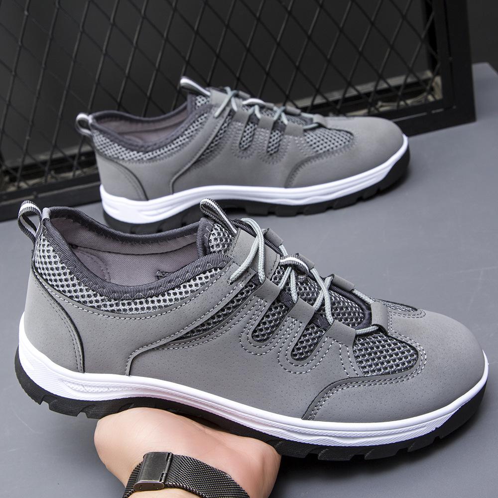 

Summer breathable mesh men s shoes wading shoes non-slip soft sole 39 чёрный