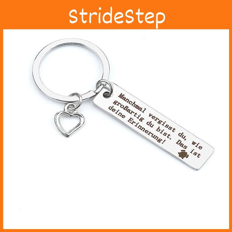 Langlebiger Edelstahl-Schlüsselanhänger Ermutigungsgeschenk für Geburtstage, Abschlussfeiern und Feiertagsfeiern