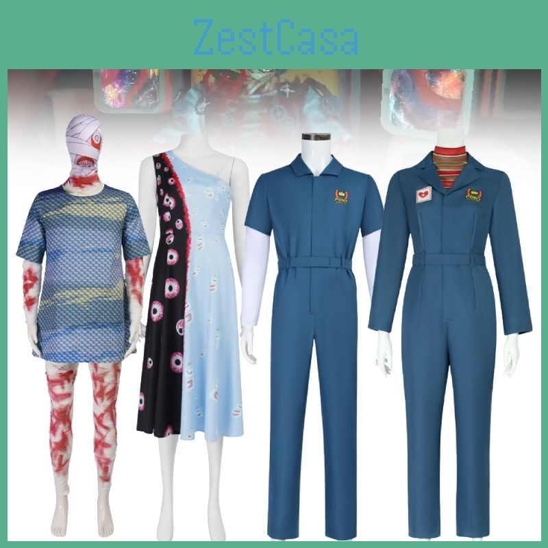 Anya Corrie Mouthwashing Jimmy Cosplay Costume Set Game Anime Party Halloween