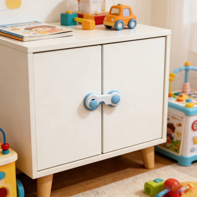 Serrure de sécurité pour bébé pour tiroirs et réfrigérateur Dispositif de verrouillage à l'épreuve des enfants pour la maison Sécurité enfant