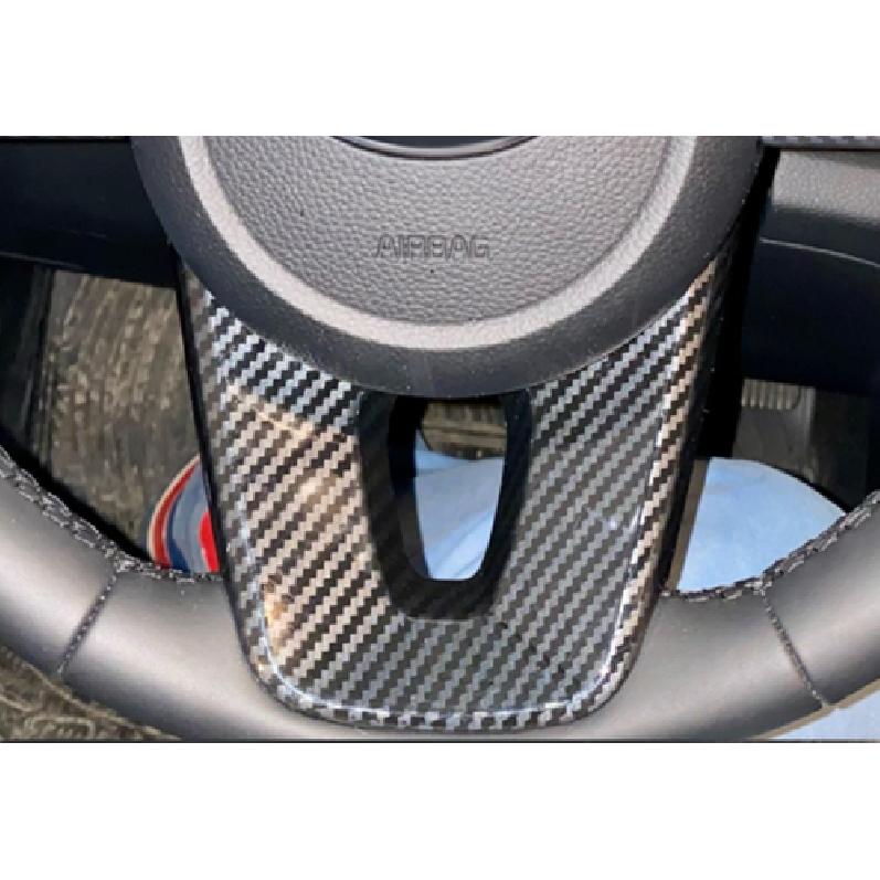 Carbon Fiber Steering Wheel U Shape Cover Trim For -2024 Kia Forte K3 Sedan
