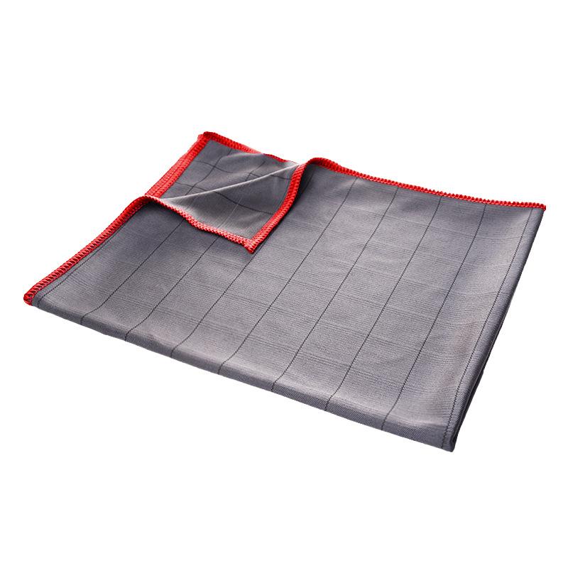 

Lint Free Carbon Fiber Cleaning Cloth Glass Window Polishing Streak Free Miracle Easy Clean Rag Reusable for Kitchen Dish красный
