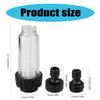 Hochdruckreiniger Wasserfilter G3/4" Gewinde Schnellkupplung Autowaschmaschine Wasserfilter Gartenschlauchfilter