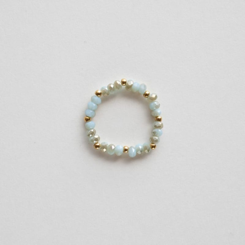 

MERRYMOTIVE Shining vintage mint crystal ring Free