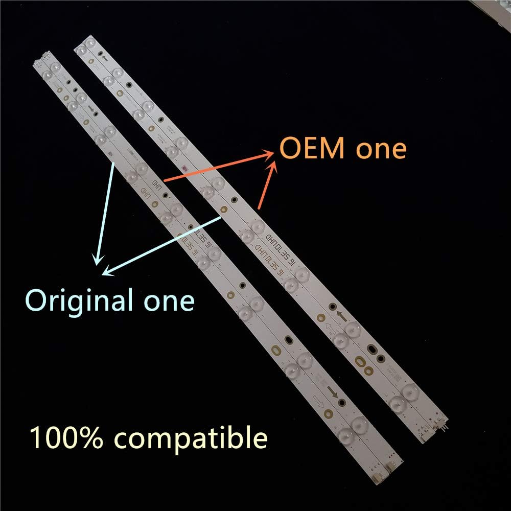 kit/12pcs New LB70006 Backlight LED Strips for Vizio E70-E3 Full Set (12)