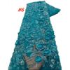 African 3D Flowers Sequins 2025 Latest Hot On Sale African French Party Lace Fabric Tulle Nigerian Lace Fabric For Wedding Dress