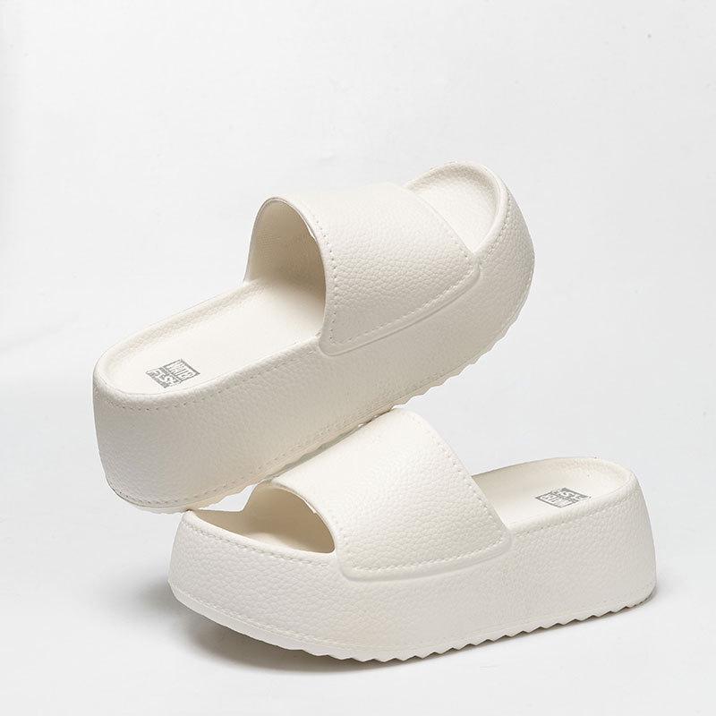 2024 Women's Thick-Soled Height-Boosting Slippers - Summer Outdoor Casual Versatile Beach Comfort Slippers