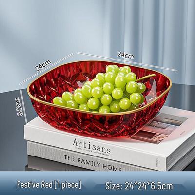 ZISIZ Large Fruit and Snack Serving Plate