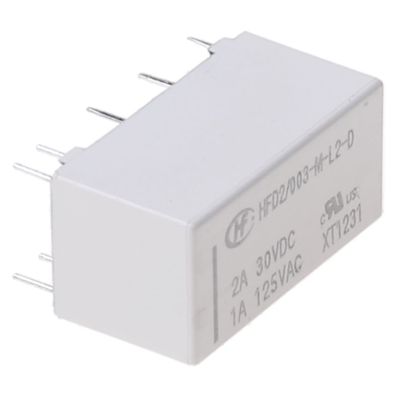 HFD2-003-M-L2-D Double In-line Single Coil Relay 10 Pin 3V Coil Bistable Latching Micro Mini Relay Easy To Install