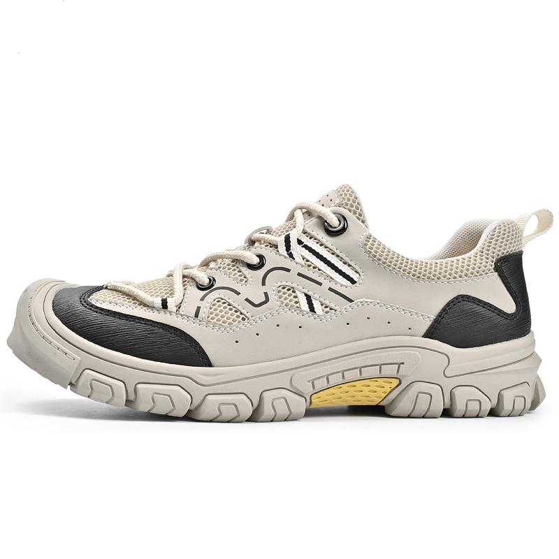 Summer Fashion Men's Beach Sandals Anti-collision Hiking Shoes for Outdoor Hiking Comfortable Breathable Thick-soled Men's Shoes