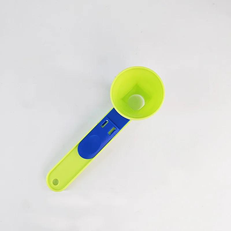 

Durable PP Material Mess-Free Protein Powder Scoop - Sliding Funnel for Milk & Supplements, Kitchen Gadget for All Occasions 1pc зелёный