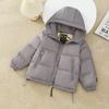Winter Children's Down Jacket Black Gold Children's Down Jacket Thickened Middle and Large Children's White Duck Down Jacket