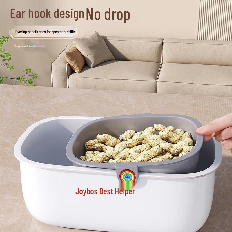 Jiabangshou Dubbellagers Snäck- & Fruktdräneringsfat