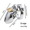 Big Metal Cock Cage Male Chastity Device BDSM Sex Toys for Men Penis Lock Erotic Bondage Husband Loyalty Drop Shipping