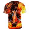 ONE PIECE Anime Printing Men Tshirt Casual Breathable Tshirts Funny Cartoon Loose Tees Shirts Street Oversized T-Shirts Man