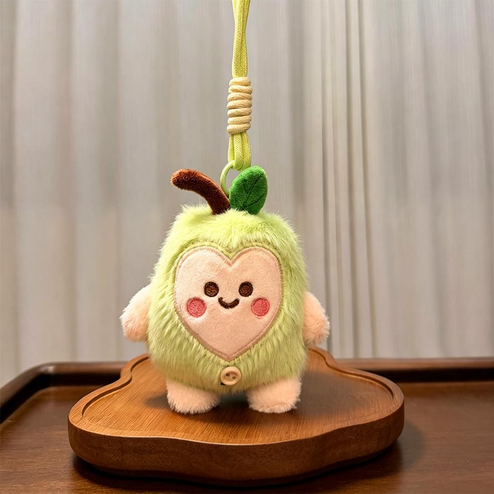 1/2 Pcs Cute Plush Pendant Cartoon Fresh Avocado Fruit Pendant Backpack Hanging Decorations Versatile Pendant Bag Charm