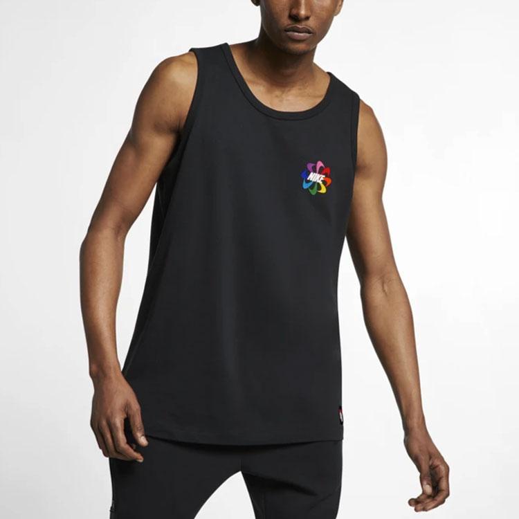 Nike Gilbert Baker Windmill Print Sports Tank Top Men Tops Black CD7486-010