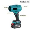 1000W High Power Dust Snow Leaf Cleaning Power Tool Electric Turbo Jet Fan Blowers Cordless Portable Violent Hair Dryer