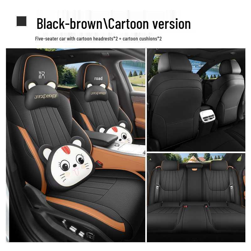 All-Season Leather Seat Covers for BYD Han L 2025 Model - Universal Fit