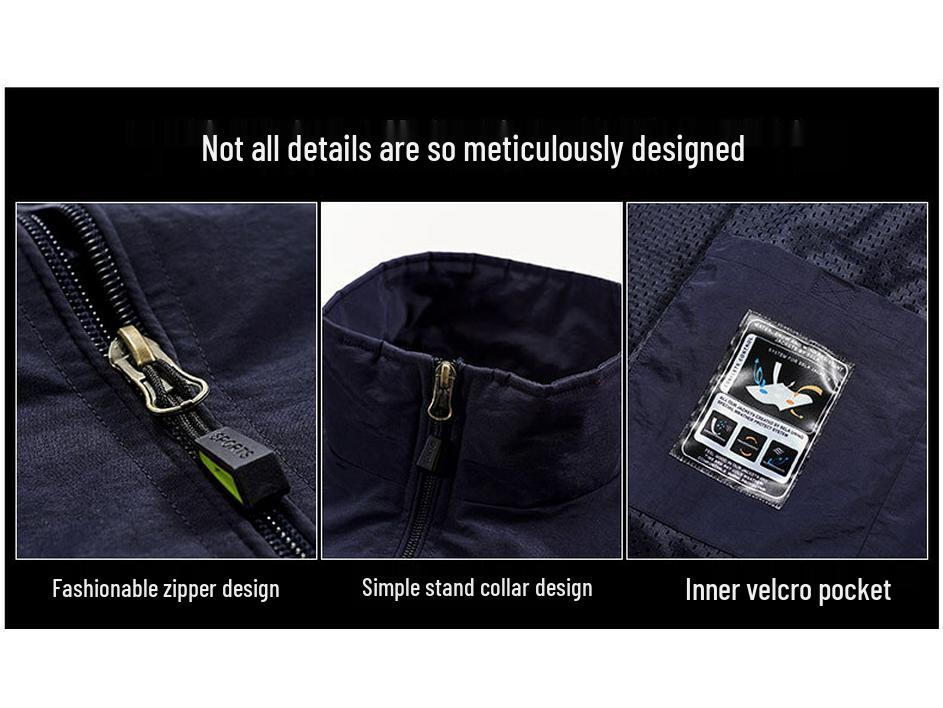 Men's Multi-Pocket Quick Dry Outdoor Vest for Fishing, Photography, and Work, Plus Size, Spring/Autumn