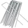 10 Pcs Heavy Duty Galvanized Steel Garden Stakes Rust Resistant Non Slip Washer For Securing Weed Barrier Turf