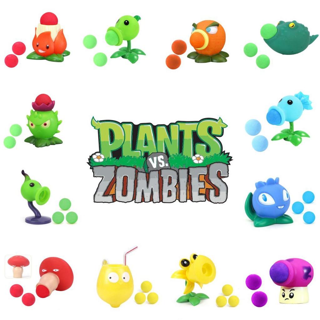 Plants Vs Zombies Pea Shooter Shooting Toy High-quality Interactive Plant Shooter For Kids