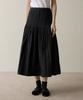 Opeundoeoseutyudio Handmade Wrinkle Pin Tuck Skirt Black