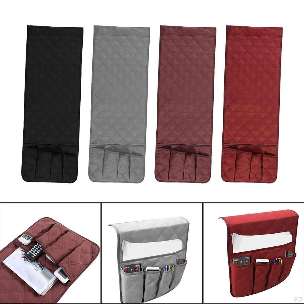 Sofa Armrest Organizer Bedside Arm Caddy Hanging for Couch