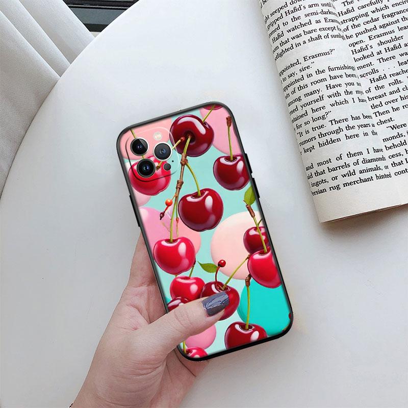 Cherry summer fruit New High-End Cover Phone Case for iPhone SE XS XR 17 16E 12 11 Pro Max Mini Air