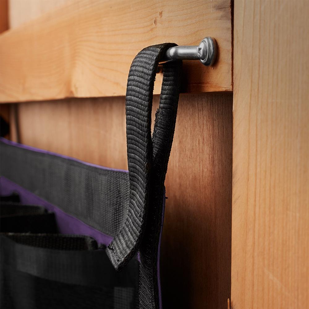 1 x Paarse Paardentrailer Verzorgingstas Paardentrailer Organizer + Handgrepen & Schroeven