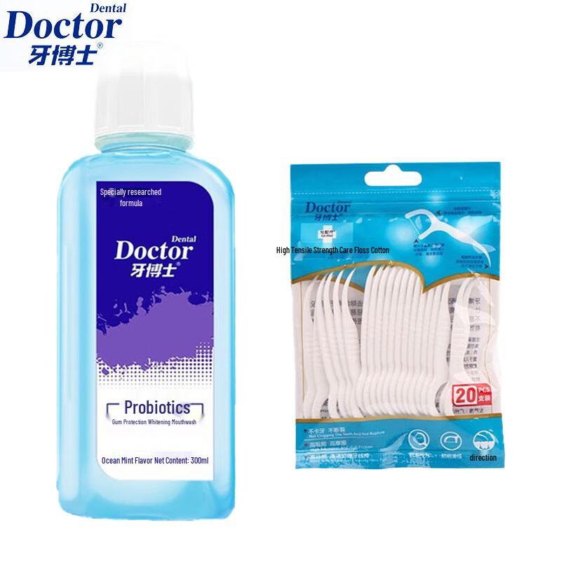 

Dr. Ya Probiotic Mouthwash with Dental Floss Set