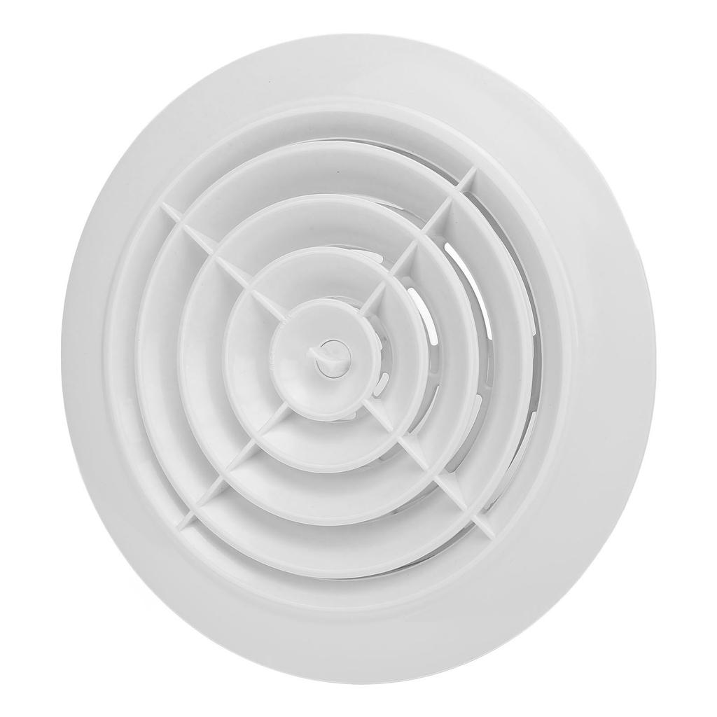 Tampa de ventilação redonda de 150 mm ABS Plástico Ventilação de ar Grelha de grelha para casa Banheiro Cozinha Escritório Wa