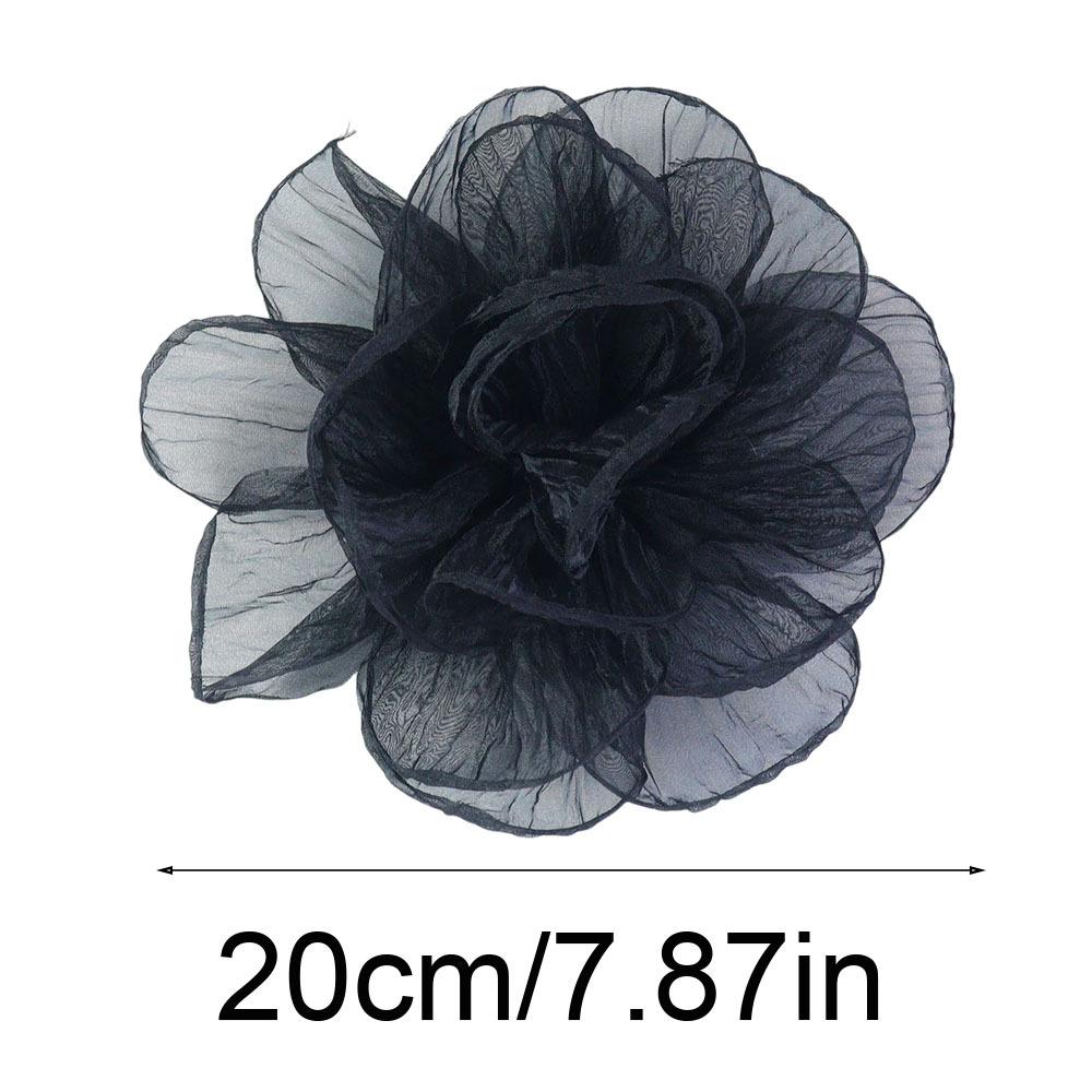 20cm Vílí Nadrozměrná Příze Květina Látková Květina Brož Dámské Šperky Dárkové Doplňky Špendlík Šaty Květinový Corsage