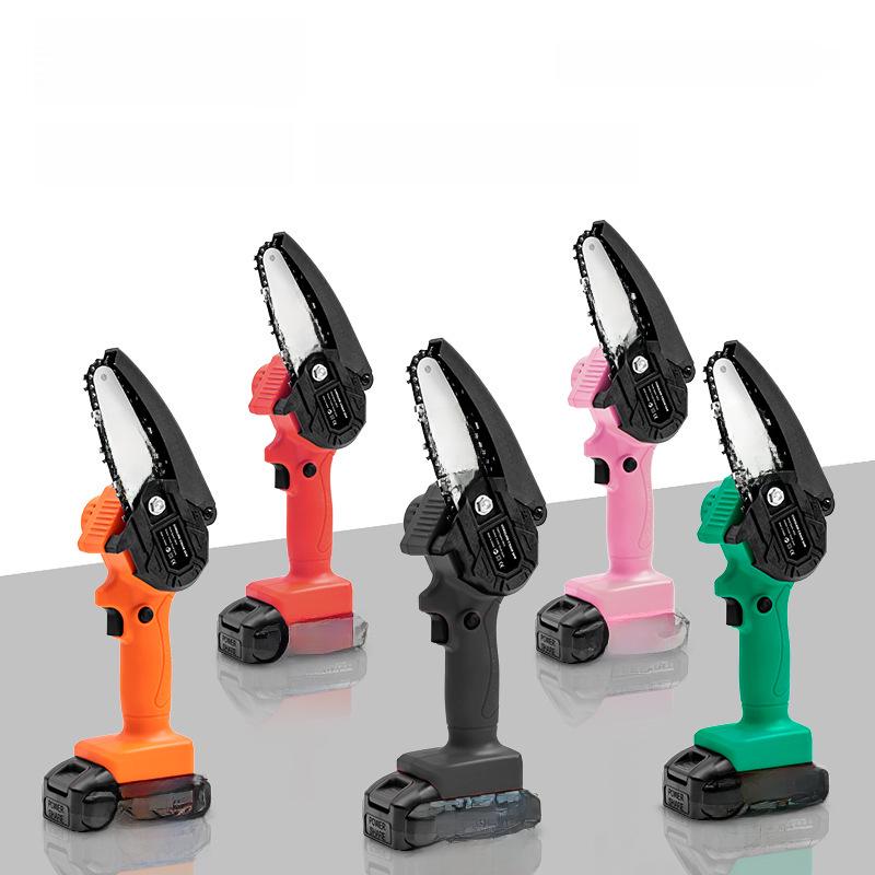 HiLDA Cordless Mini Electric Chainsaw, Rechargeable One-Handed Woodworking and Garden Saw