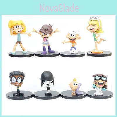¡Conjunto de 8 Figuras de la Serie de TV The Loud House Genial para Coleccionistas de Juguetes!