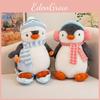 Penguin Plush Toy With Skateboard Design For Kids And Teens Gift