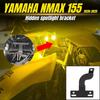 Compatible with 2020-2025 Yamaha NMAX155 auxiliary spotlight bracket, upgraded hidden spotlight bracket.