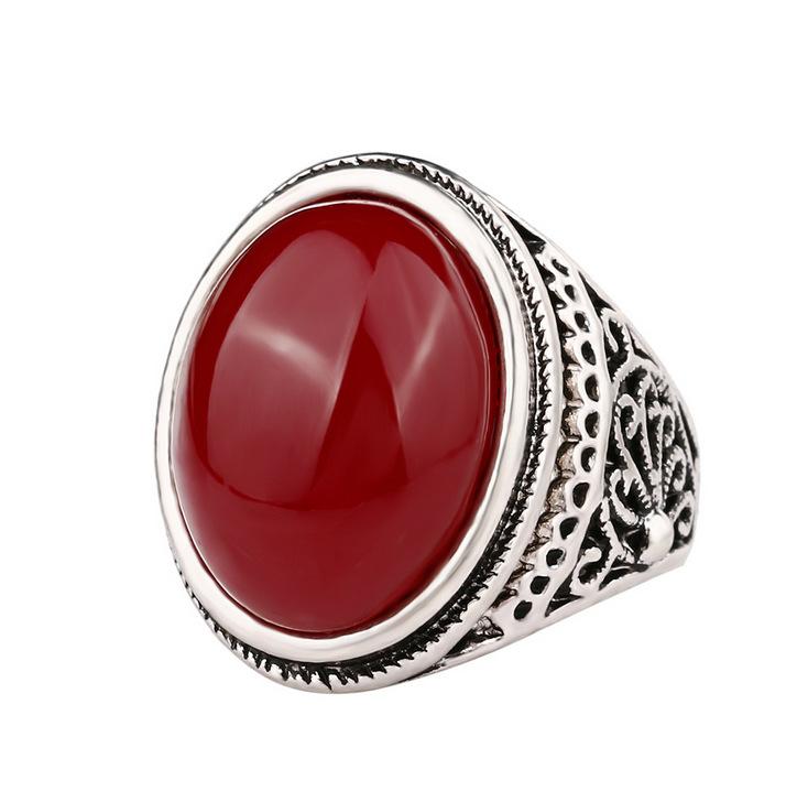 Cheap Vintage Victoria Wieck Wedding Rings Black Peridot Stainless Steel Imitation Agate Zircon  for Women Anel Punk