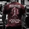 Summer Plus Size Short Sleeved T Shirts 3D Skull Print Men's Casual Fashion T-shirt Men's