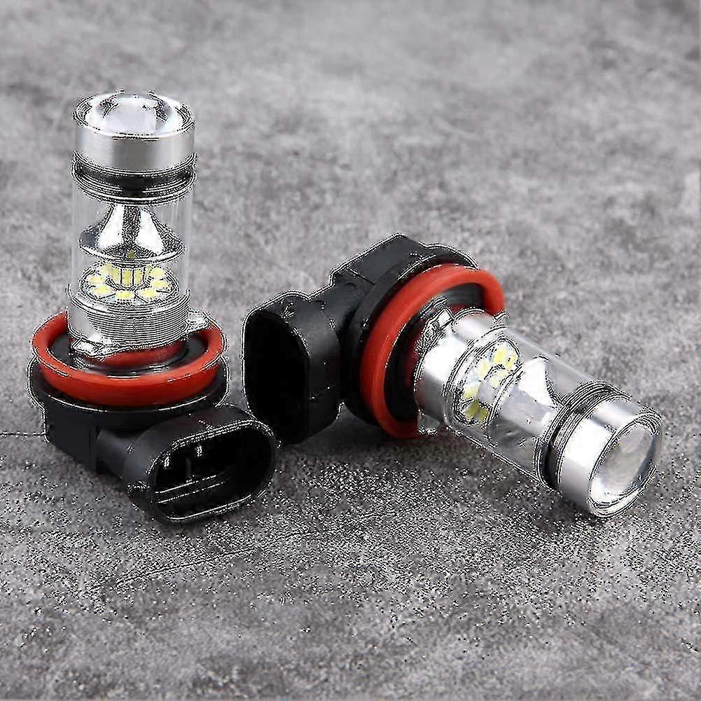 2x H8 H9 H11 6000k Super White 100w Led Headlight Bulbs Kit Fog Car Driving Lighta - RIpj
