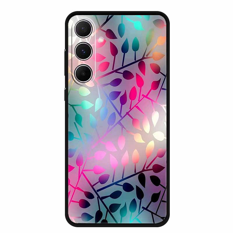 For Samsung Galaxy A55 5G Case Animals Soft Silicone TPU Phone Cases Back Cover For SamsungA55 Wolf Protector Cute Girl Shell