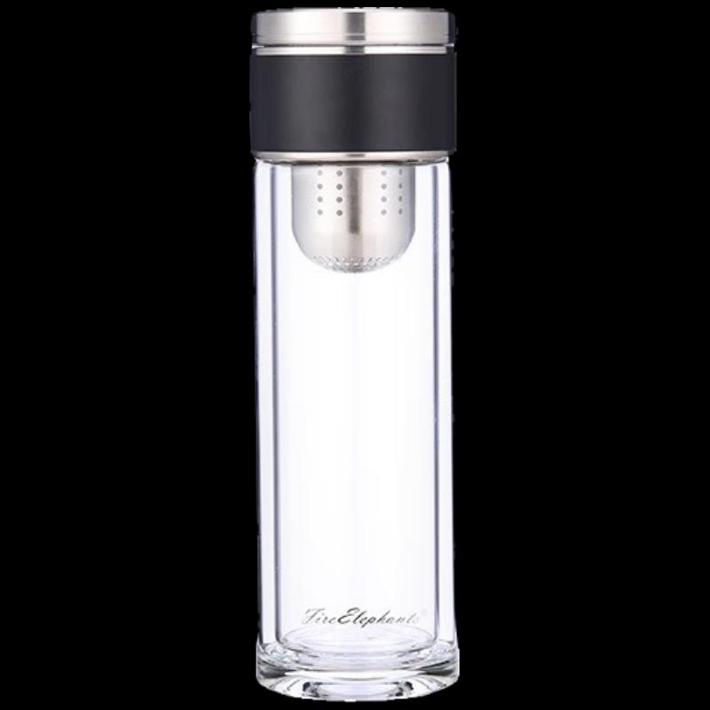 Huoxiang Kabo Tea Master Double-Wall Glass Infuser Bottle