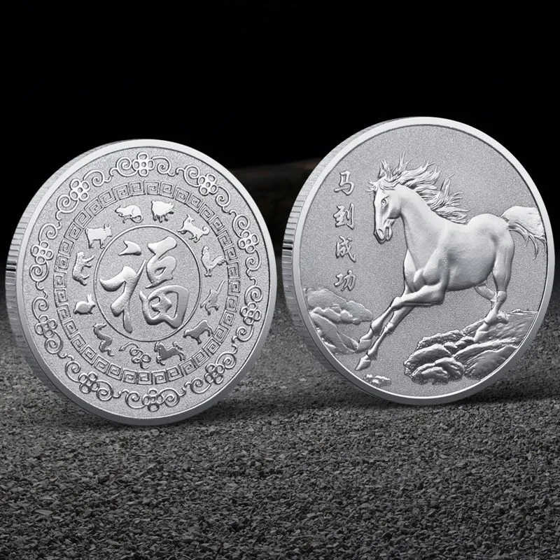 

Commemorative Medals, 3D Relief Badges, Hard Badges, Collectible Badges, Military Commemorative Badges One Size серебряный