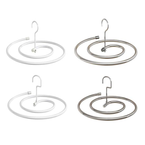 Spiral Clothes Drying Rack Quick Drying Durable Iron Hangers Heavy Load Capacity Space Saving Rack for Quilts And Blankets