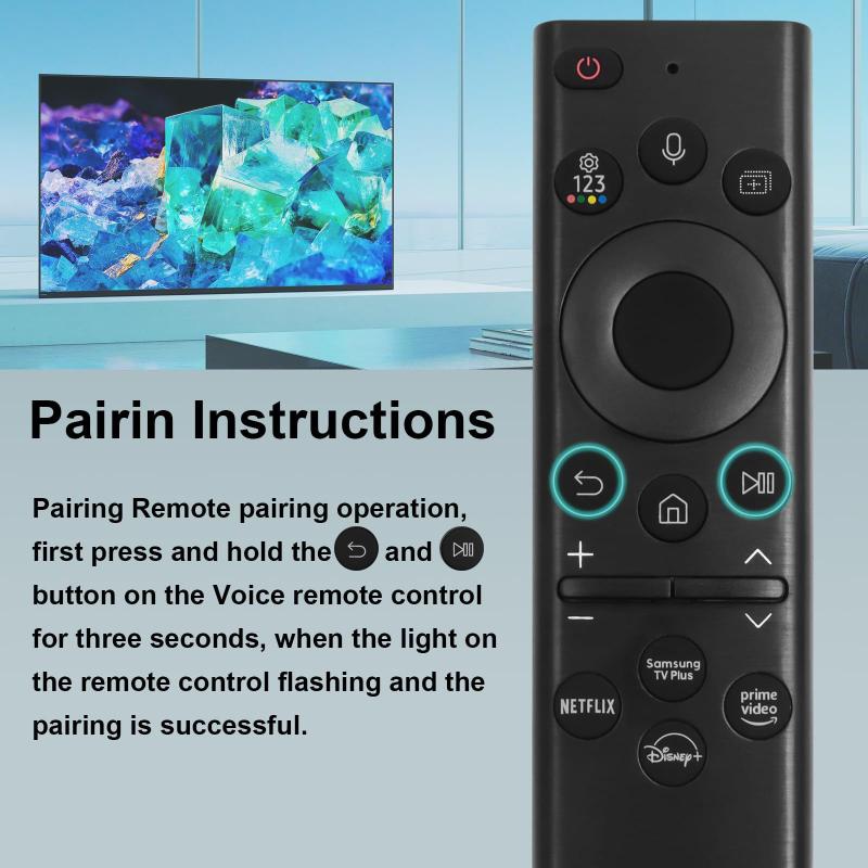 1 Piece Diy Accessories Bn59-01385A Replacement Voice Remote Control For Samsung Smart Tvs Solar Charging Remote